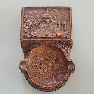 Vintage MCM Ashtray and‎ Cigarette Holder